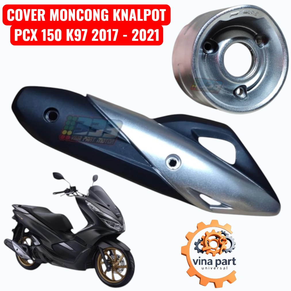 cover knalpot pcx 150 new pelindung knalpot pcx 150 lokal K97 moncong knalpot pcx 150 lokal non orig