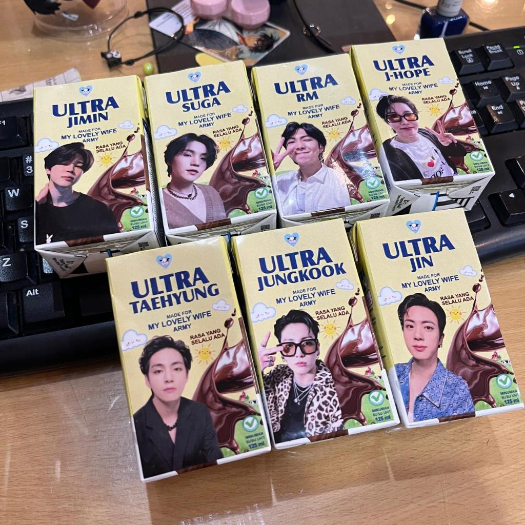 JOMPO STARTER KIT SPECIAL BTS Susu Inhaler Plester Vitamin C Sticker + UltraBTS BTSCare BTSPlast Vit