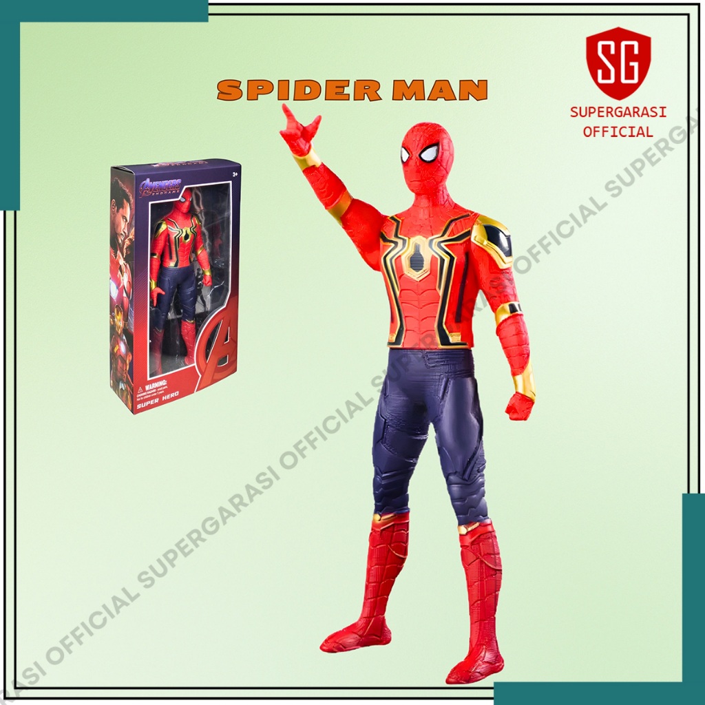Action Figure Marvel Avengers Iron Spider The Amazing SpiderMan Mainan Pajangan