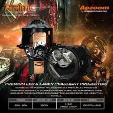 AOZOOM PRIME PREMIUM LASER PROJECTOR HEADLAMP 3" LASER HEADLAMP PROJECTOR 5500K