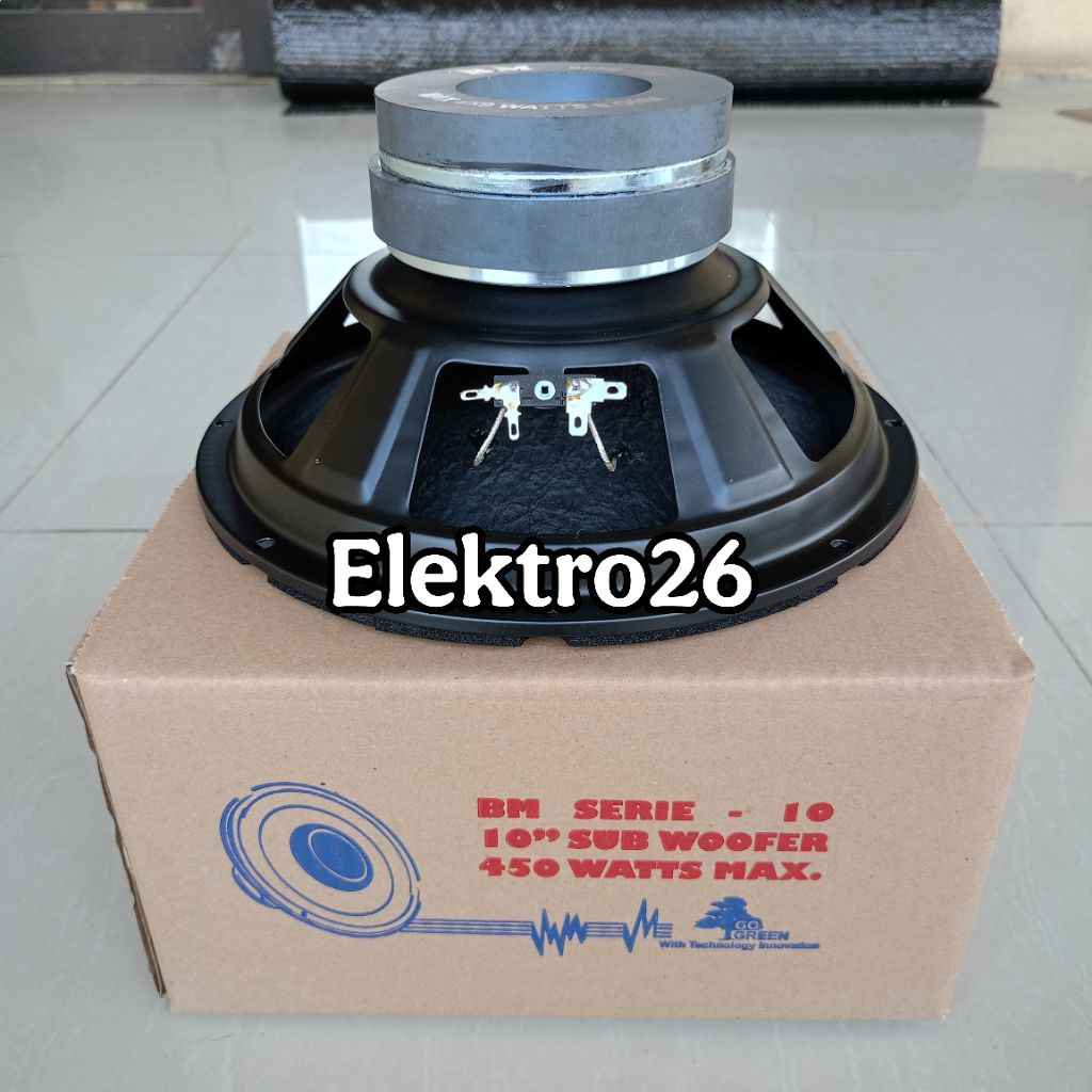 Speaker SUBWOOFER 10 inch BM SERIE 10 Model BMB