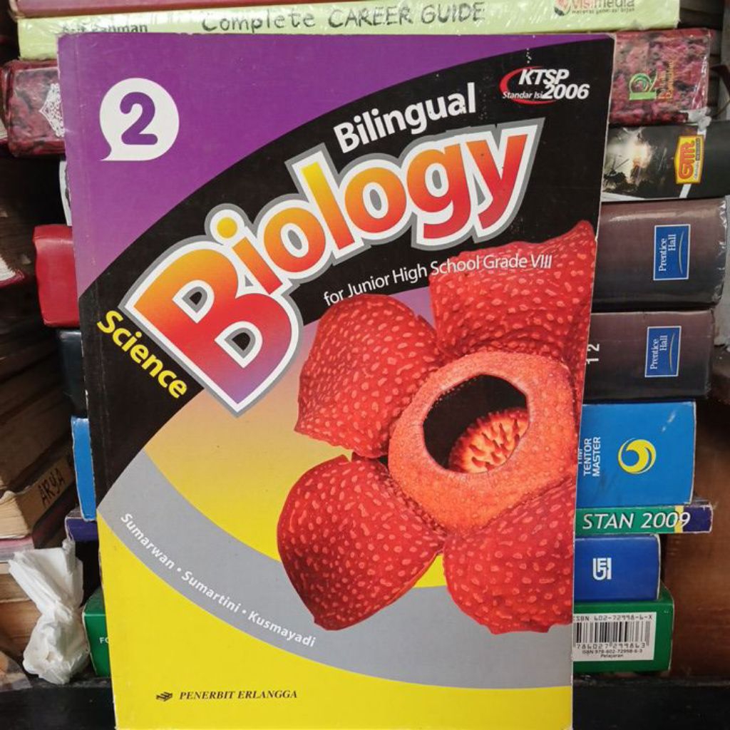 BUKU BEKAS ORIGINAL BILINGUAL SCIENCE BIOLOGY SMP KELAS VIII