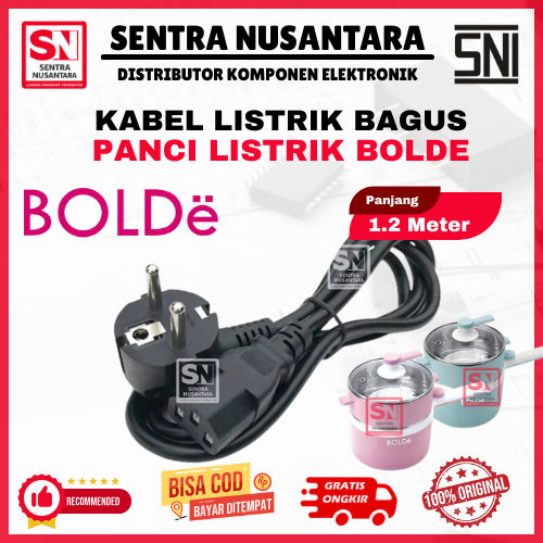 KABEL LISTRIK  BOLDE HIGH QUALITY ANTI KORSLET | COK KABEL PANCI PORTABLE BOLDE | PANCI LISTRIK BOLD
