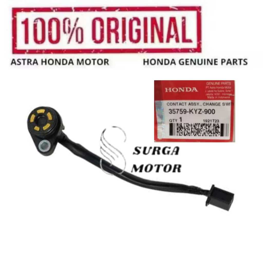 Switch Netral Persneling Motor Honda Supra X 125 Helm-In FI 2011 2012 2013 2014 2015 2016 2017 2018 