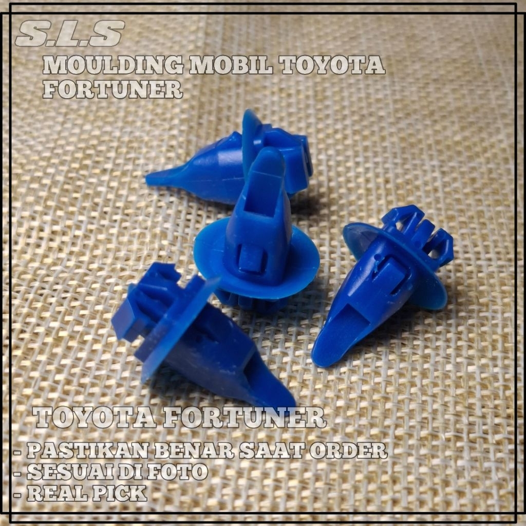 klip kancing fender moulding mobil toyota fortuner