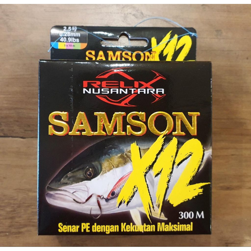 Senar PE Relix Nusantata Samson X12-300m Pe.2,5