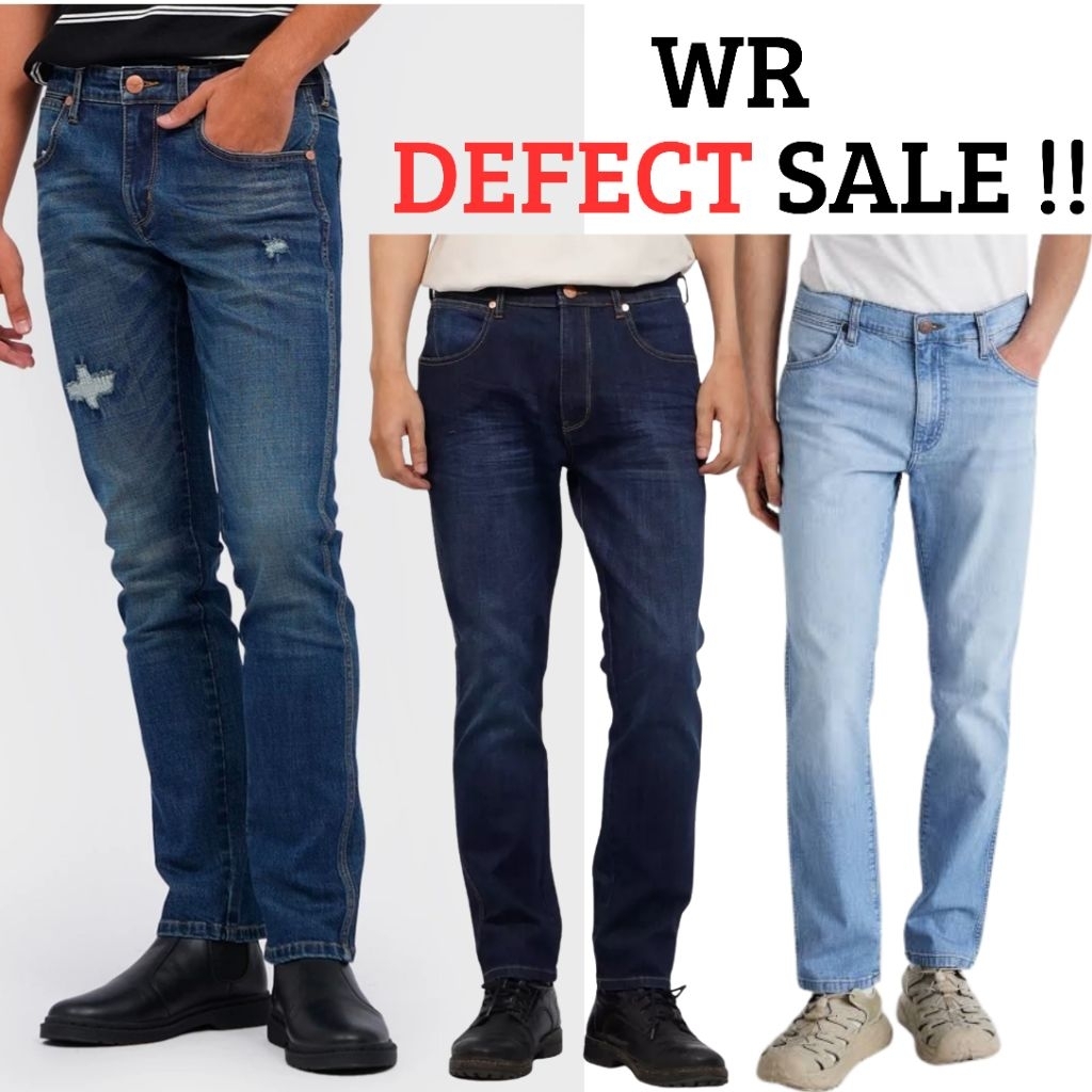 Jeans Wrangler Reject Minus Sale Celana Jeans Panjang slim fit Pria Dewasa Original
