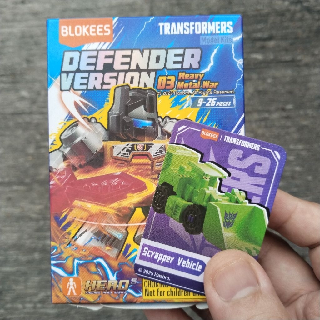Blokees Buluke Transformers Galaxy Defender Version 03 Scrapper Vehicle Constructicon Combiner Devas