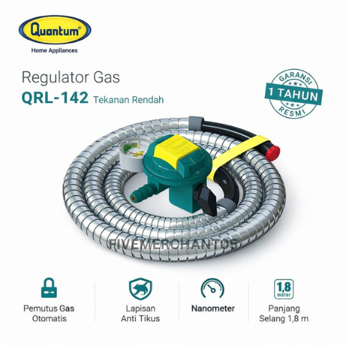 Selang Regulator Quantum QRL 142 Amper Selang Gas Quantum 142 Selang Quantum QRL 142 Selang Kompor