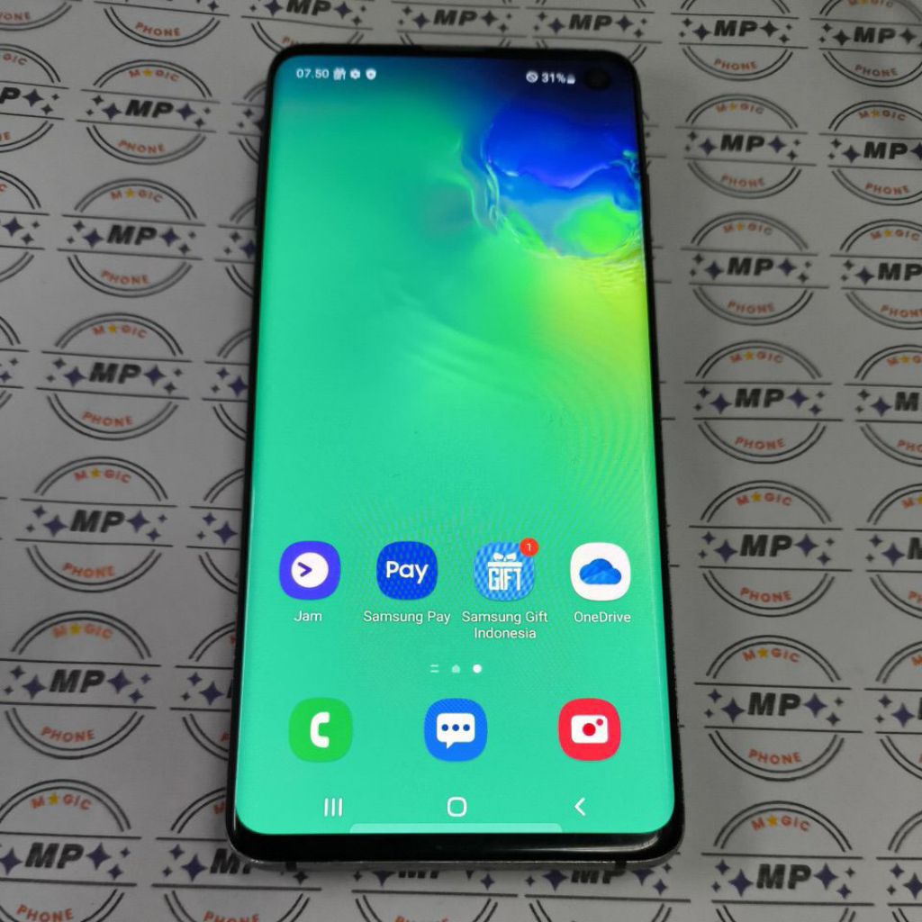 LCD FULLSET FRAME SAMSUNG S10 G973 SUPER AMOLED ORIGINAL COPOTAN