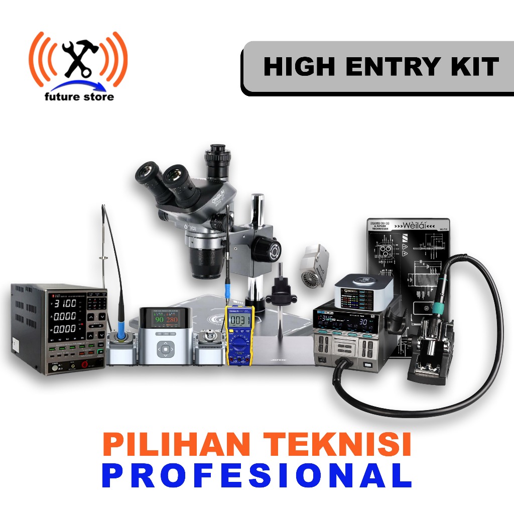 PAKET ALAT SERVIS TEKNISI PROFESIONAL - PAKET ALAT SERVIS HIGH ENTRY - PAKET ALAT SERVIS HP, LAPTOP,