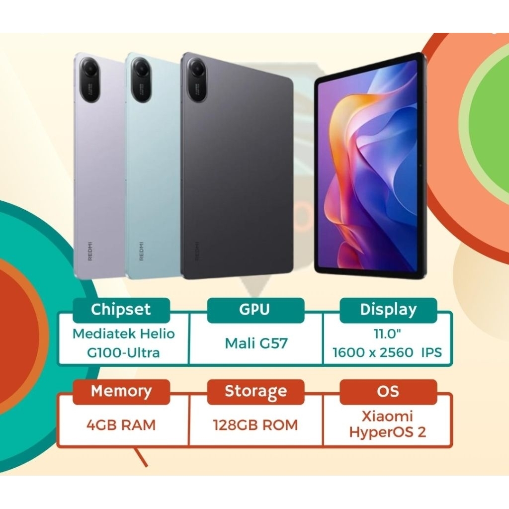 xiaomi Redmi pad 2 Ram 4/128 Tablet