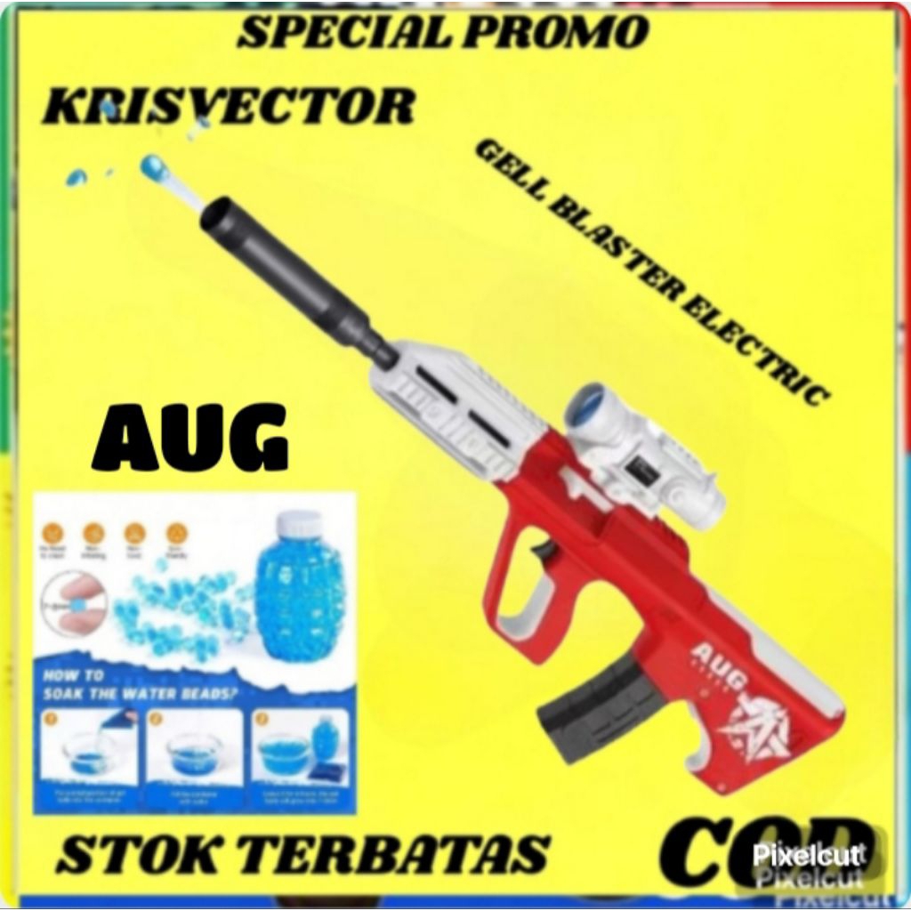 Mainan Anak Luar Ruangan Water Gell Eletrick ABS SNI/MAINAN PISTOL PISTOLAN TEMBAK TEMBAKAN  ANAK LA
