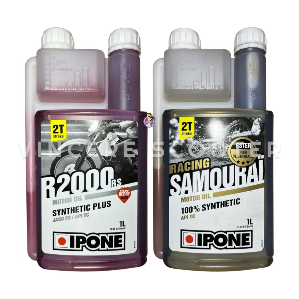 Oli Pisah Samping Ipone 2T R2000 Samourai Vespa Lambretta Ninja RX King