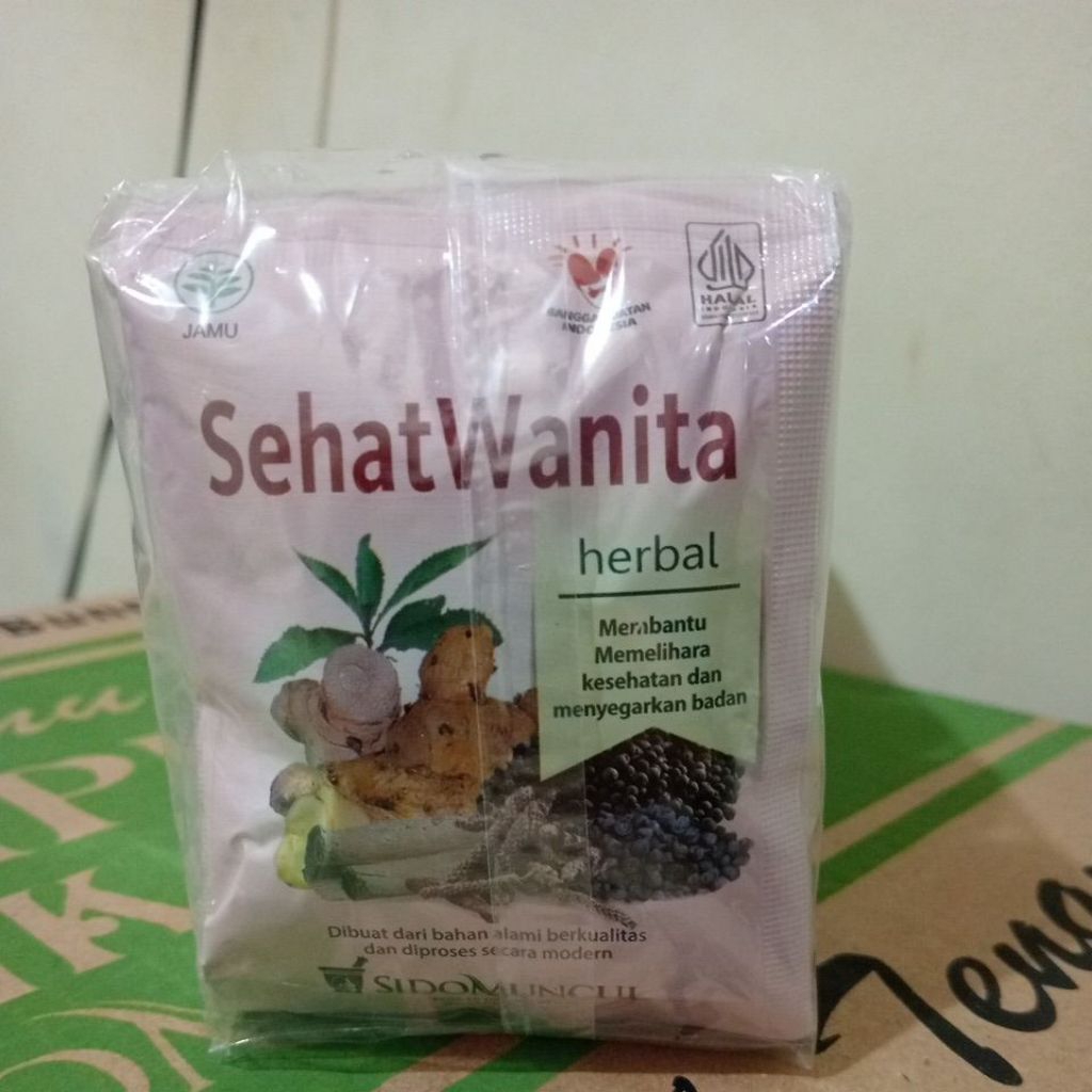 jamu sehat wanita Sido muncul isi 10 sachet
