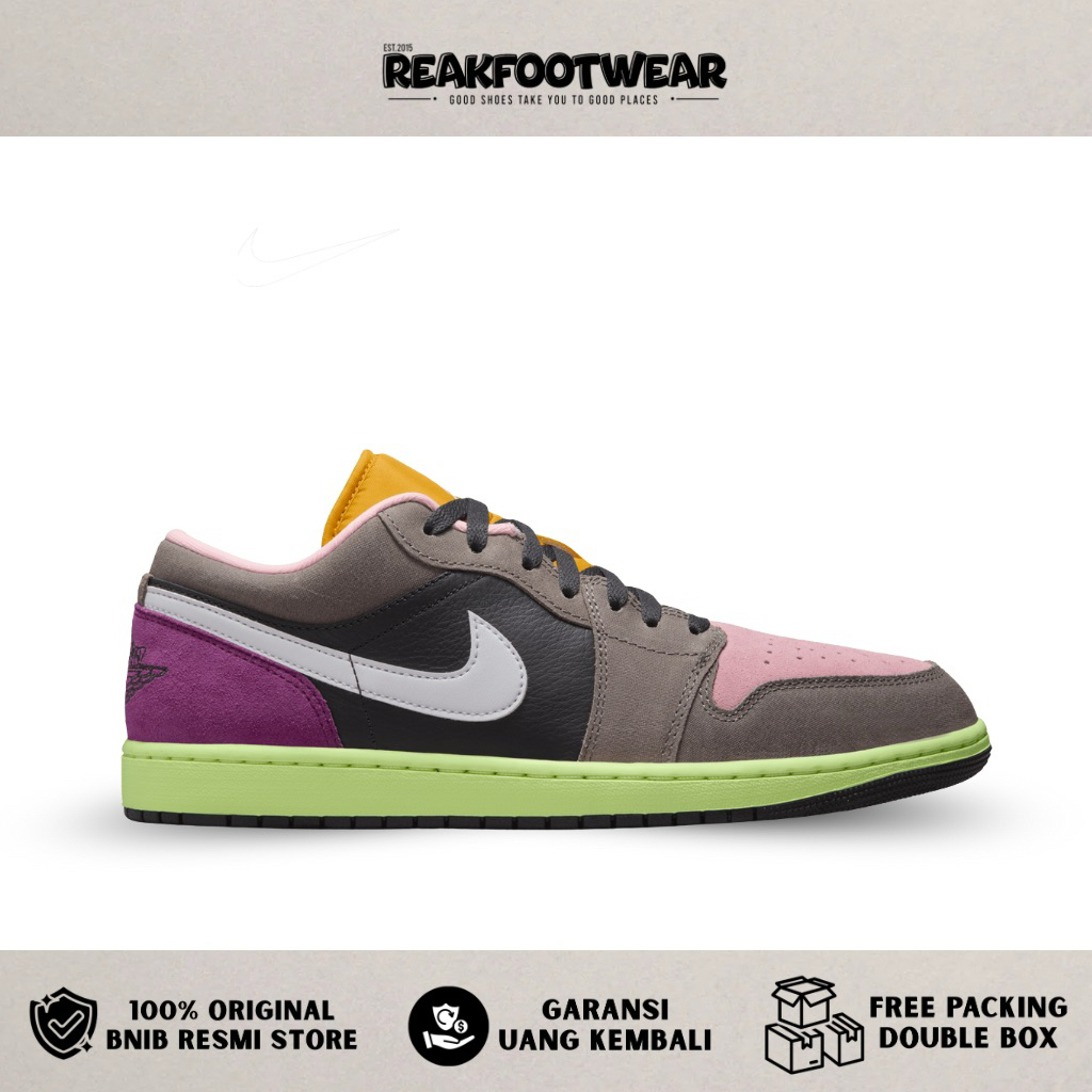 Jordan 1 Low Tokyo Bio Hack 100% Authentic - HQ2010-005