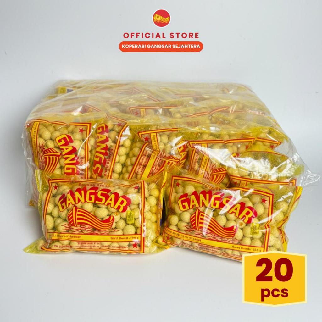 Kacang Atom Gangsar Super 210gr | 1 BAL Isi 20 Pcs | Laris untuk Reseller | Jajanan Snack Grosir Asl