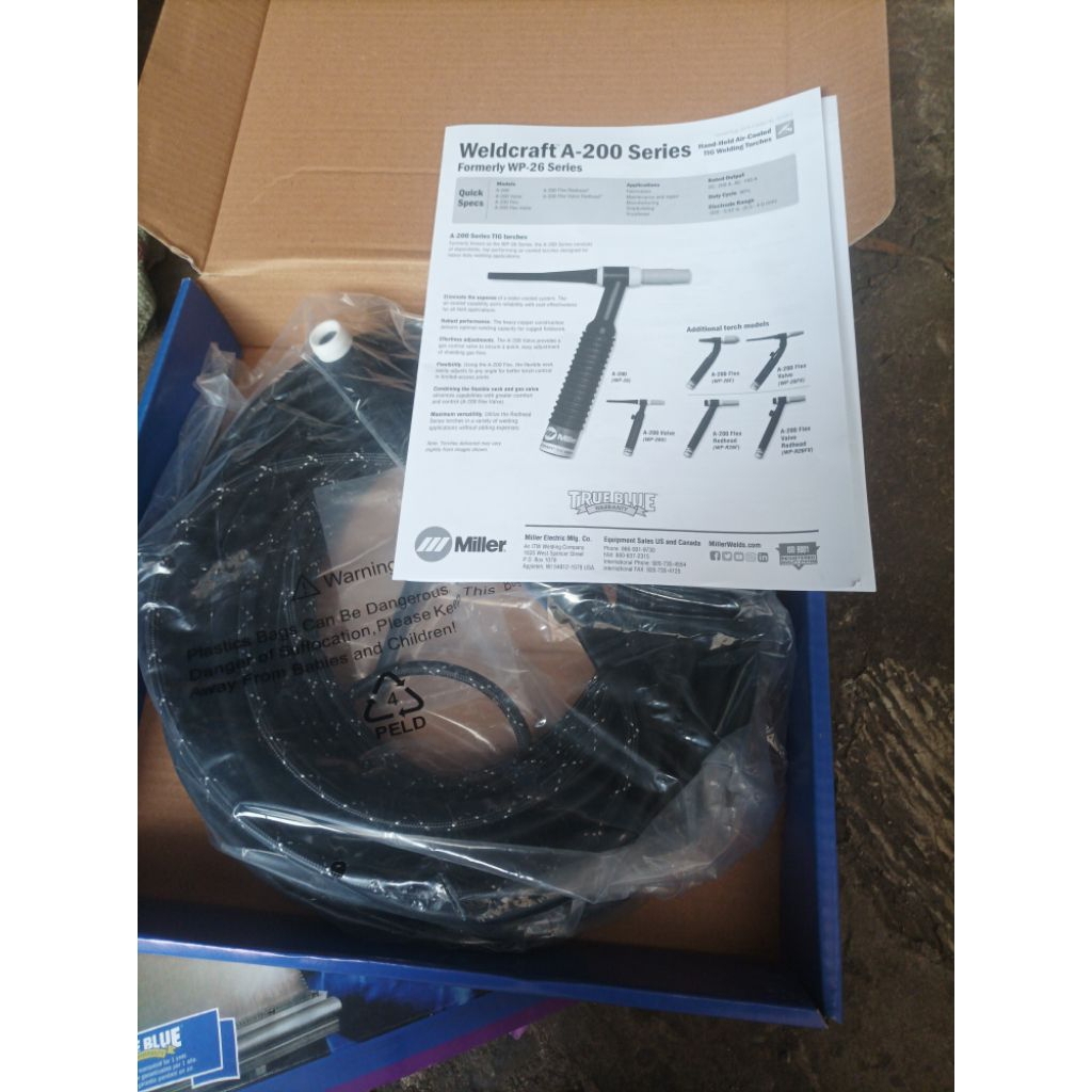 stang las Argon Miller weldcrapt WP–26 V 25–2