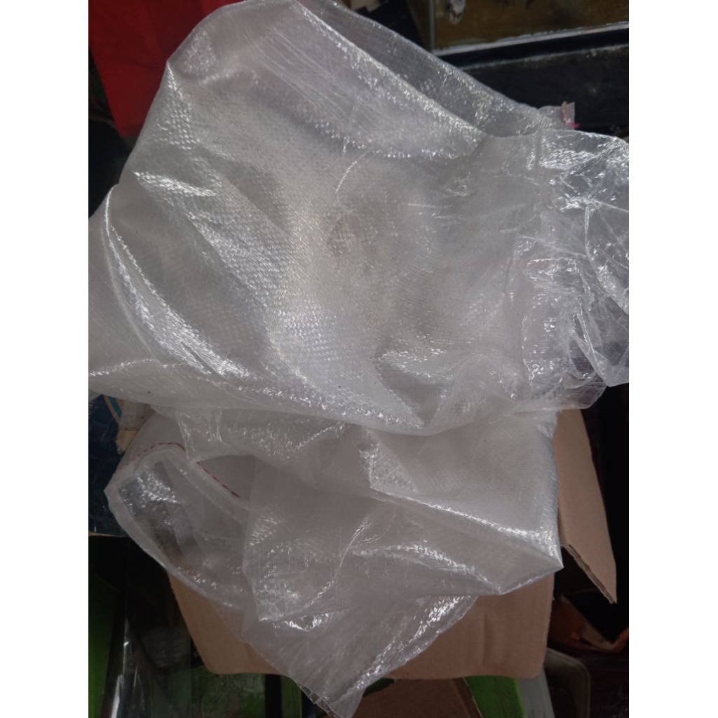 KARUNG BERAS BEKAS POLOS BERSIH KEMASAN 25 KG