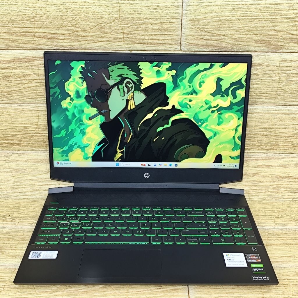 Laptop 2nd HP Pavilion GM 15 AMD Ryzen 5 5600H RAM 8GB SSD 512GB GTX 1650