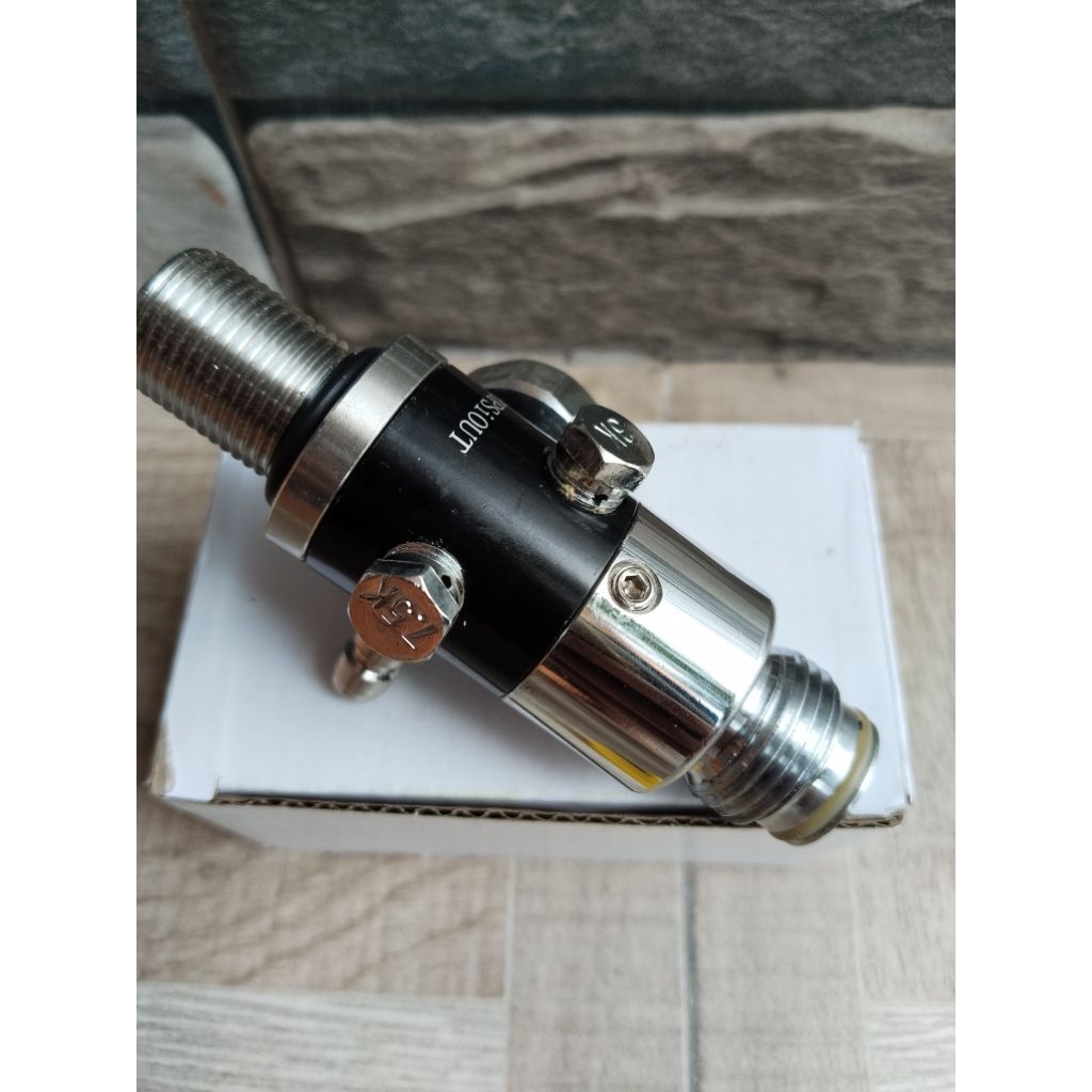Regulator Pcp paintball import type Knockdown stainless, Regulator KD stainless, Regul Knockdown sta