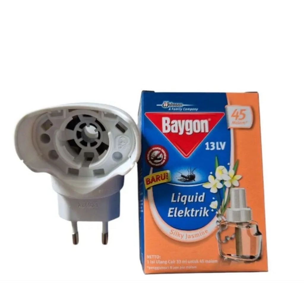 BAYGON ISI ULANG REFILL Colokan + baygon {SKILL JASMINE} 33 Ml