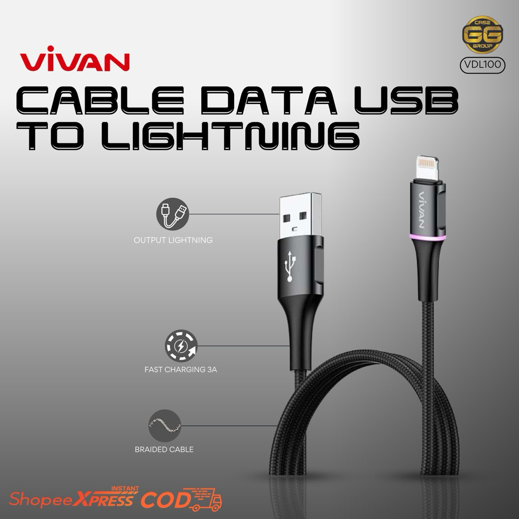 KABEL DATA VIVAN USB-A TO MICRO VDM100