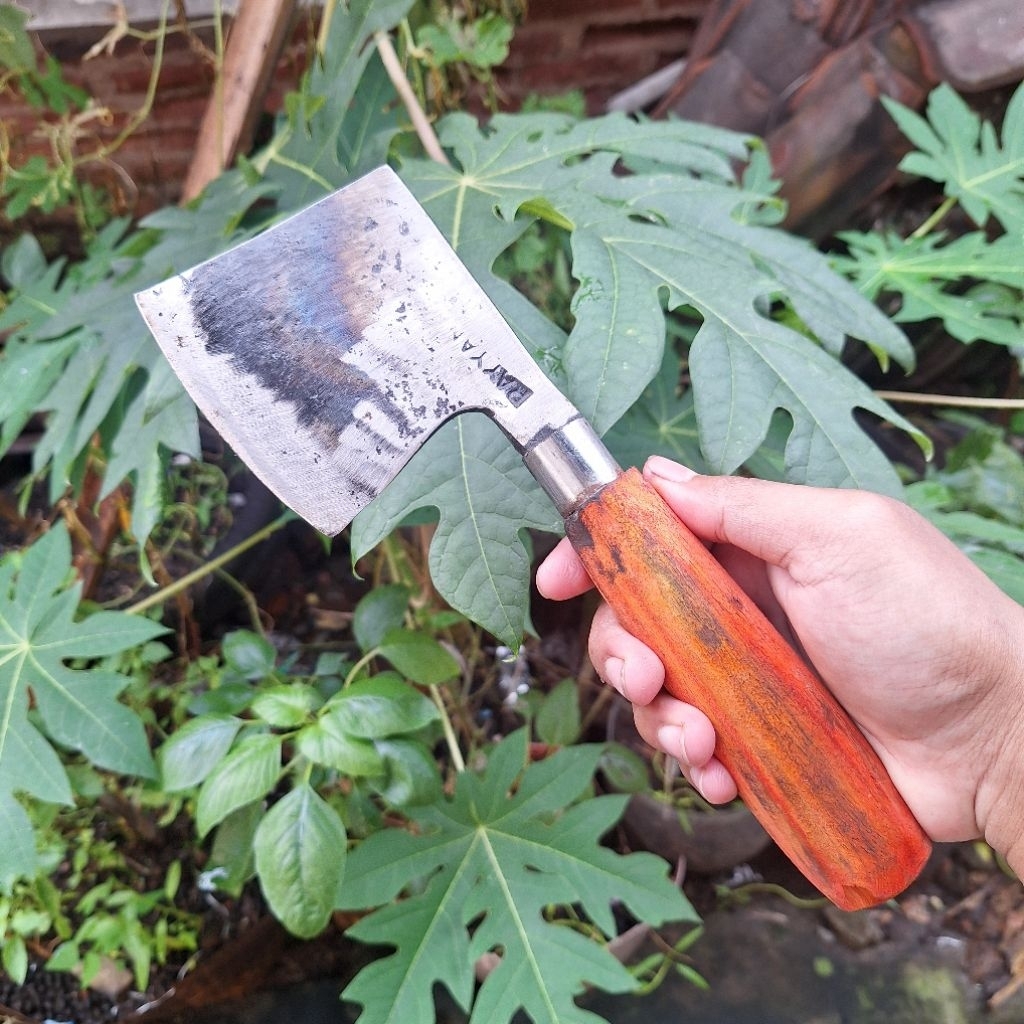 kapak kupas kelapa durian serbaguna multifungsi asli baja per sepuhan