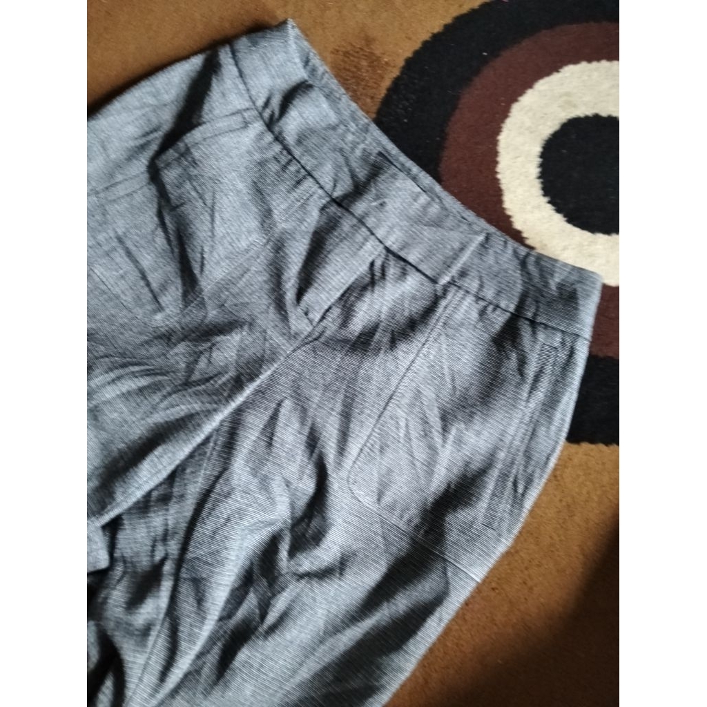 Jigott celana formal Tartan wanita