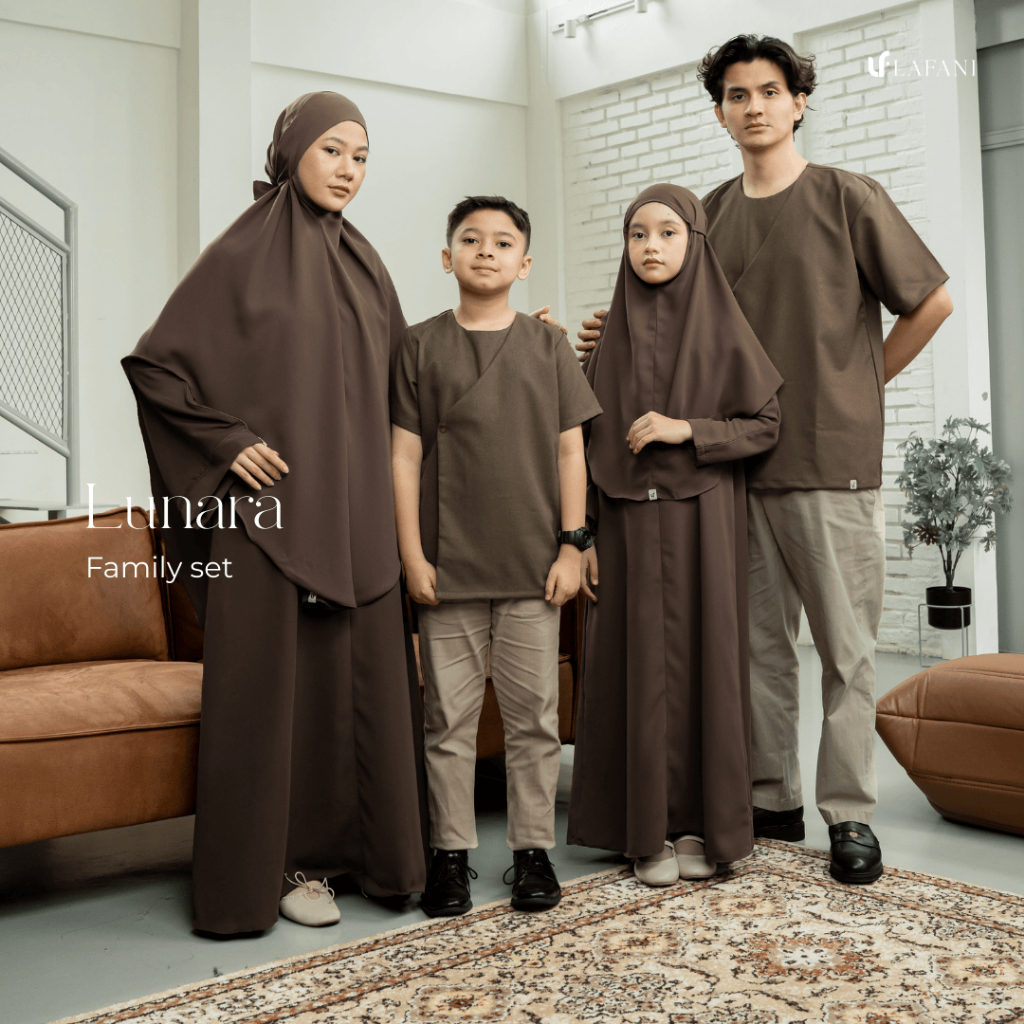 LAFANI - Kemeja Dewasa Lunara Family Set - Sarimbit Keluarga Terbaru 2026
