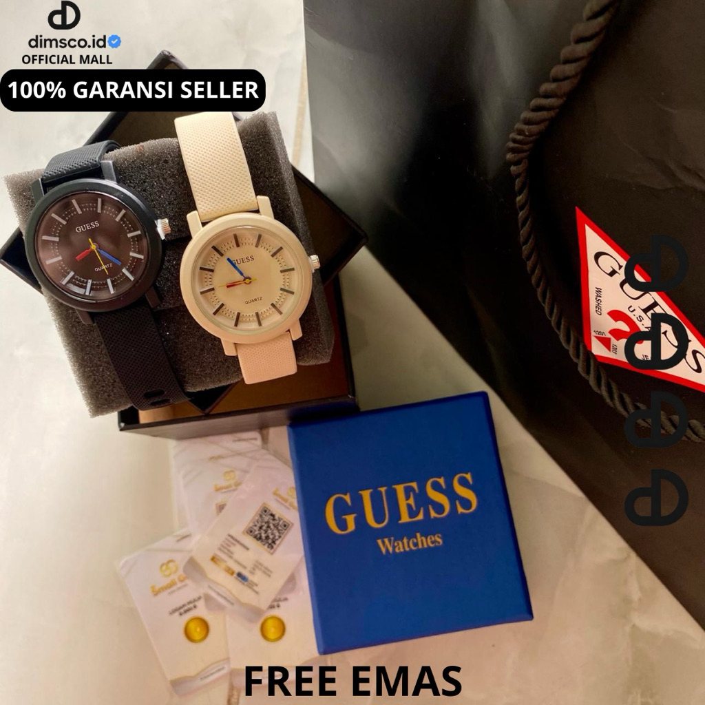 [ FREE EMAS ] JAM WANITA WATCH UNISEX TERMURAH ASLI ORIGINAL