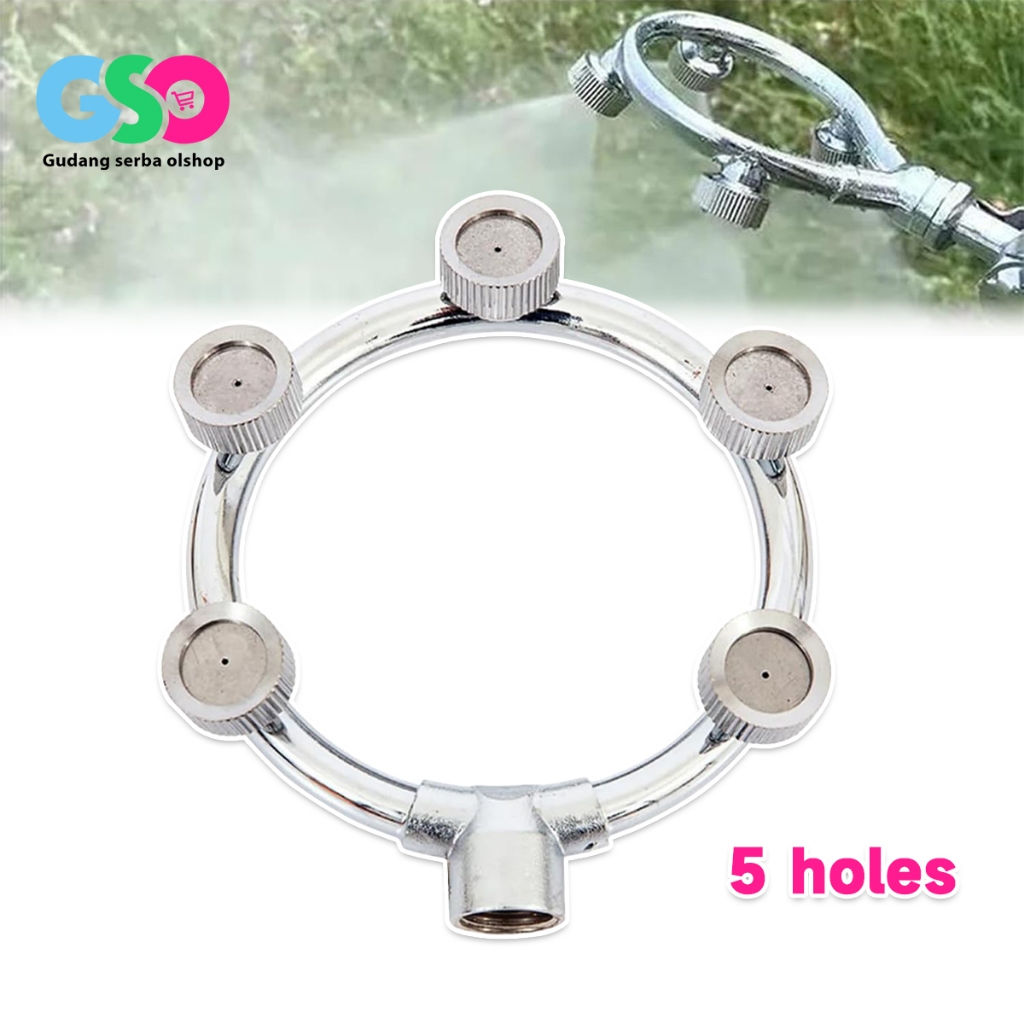 Nozzle Sprayer Super Kabut Halus 5 Titik Nozzle Model Melingkar Nozzle Sprayer elektrik manual-Round