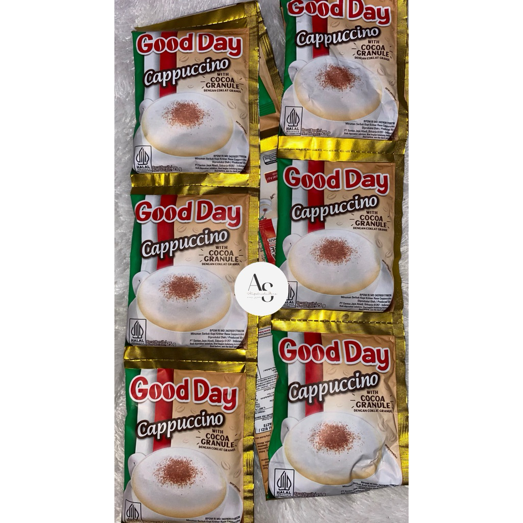 [COD] Kopi Rentengan Good Day Capuccino - Kopi Top - Kopi Luwak White Coffe - Kemasan Praktis, Rasan
