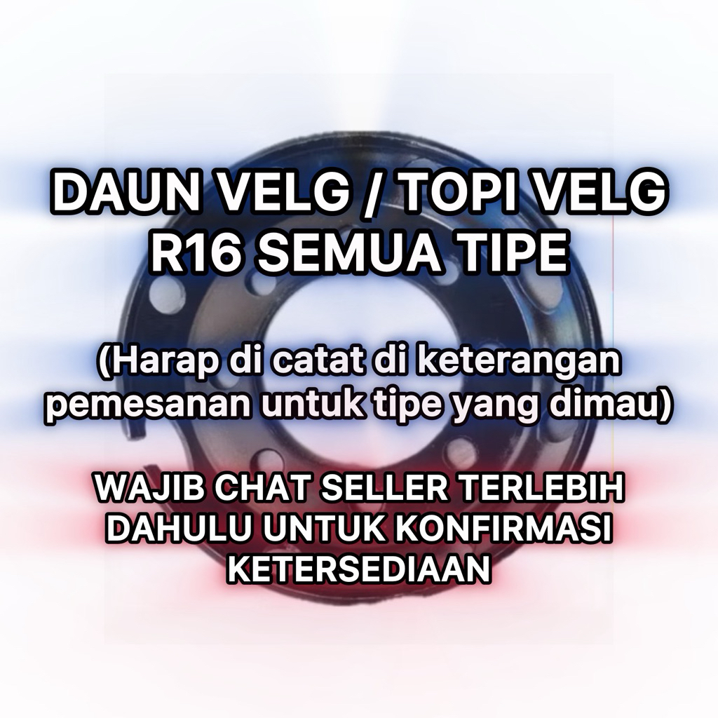 TOPI VELG / DAUN VELG R16 UNTUK TRUK SEMUA TIPE RING 16 - TRUCK - TOPI VELG KENDARAAN MUATAN BAGUS M