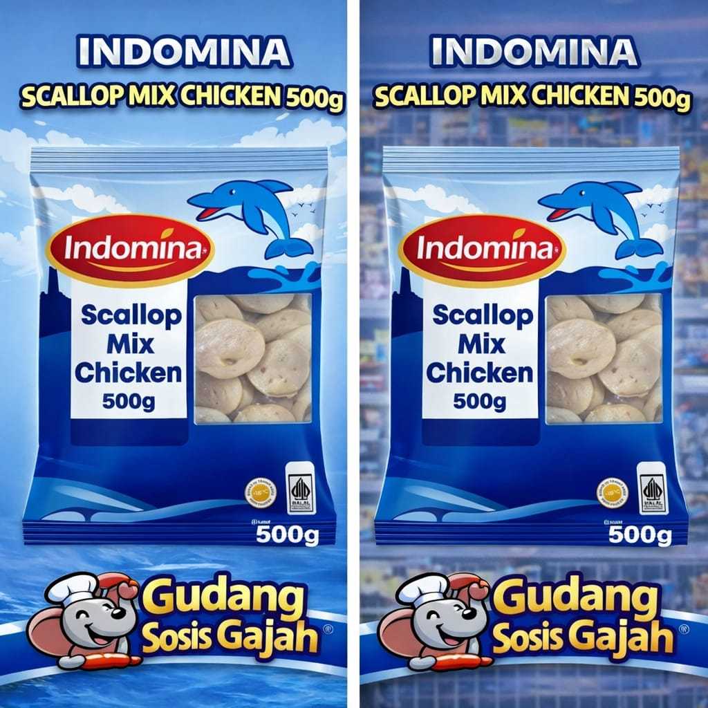 INDOMINA SCALLOP MIX 500gr