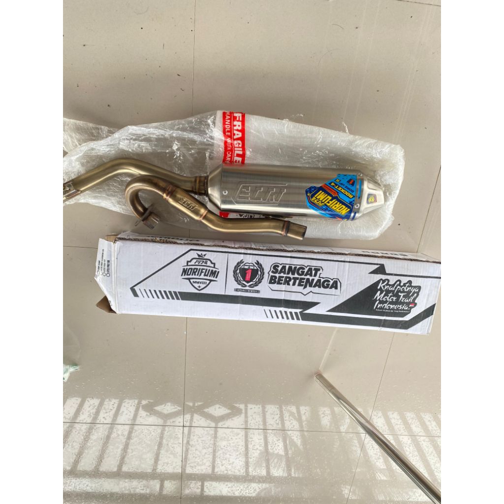 KNALPOT NORIFUMI ROCKET 4 SECOND ORIGINAL CRF 150L