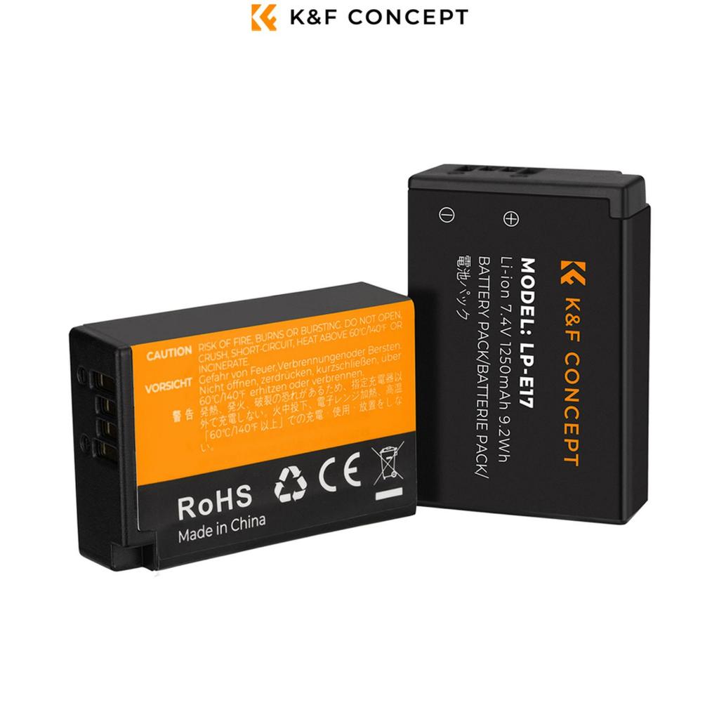 [Second Preloved] K&F Concept Battery LP-E17 Baterai Canon Eos M3 M5 M6 200D 750D