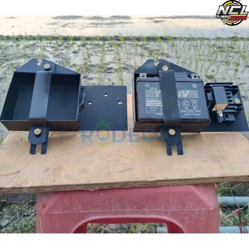 Dudukan Aki Pangkon Aki Honda Win tempat aki Honda win