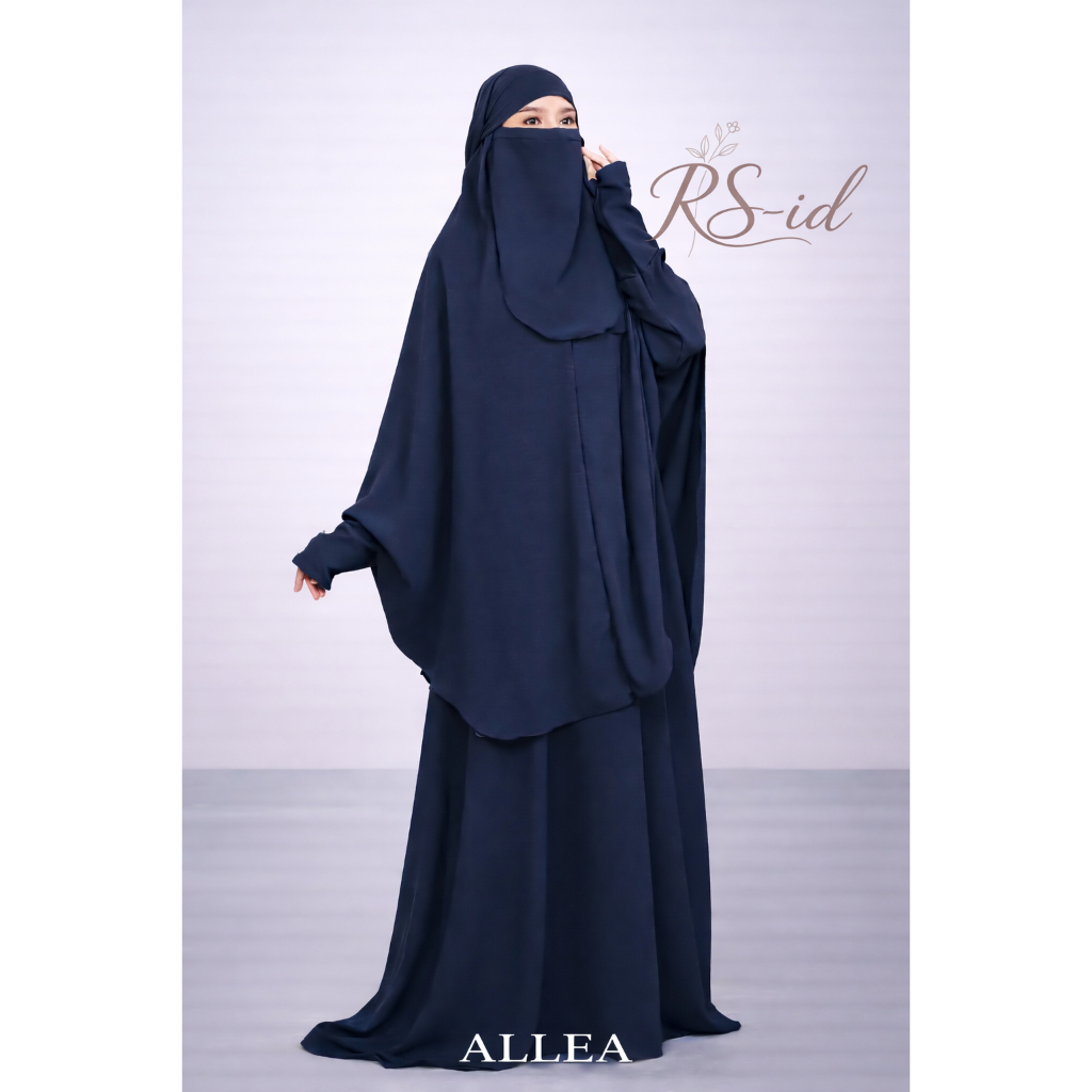 RS-id | Abaya Baju Gamis One Set Wanita Semi French Khimar & Cadar Bandana