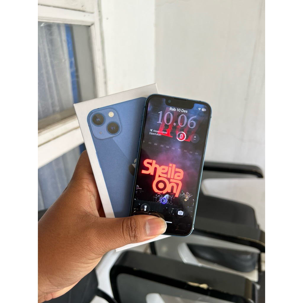 Iphone 13 Mini Beacukai 256gb Biru