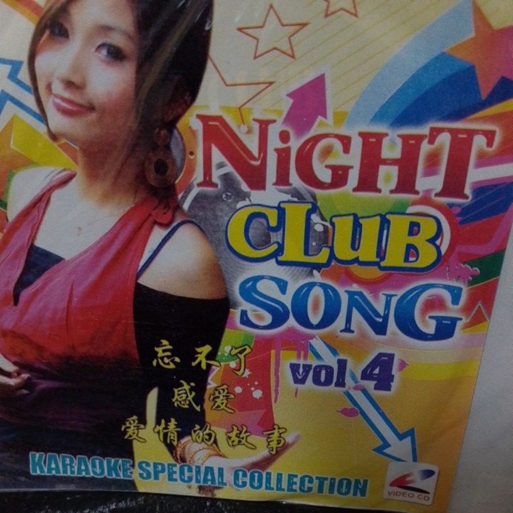 VCD versi Mandarin bisa berkaraoke bersama Night vol 4 original