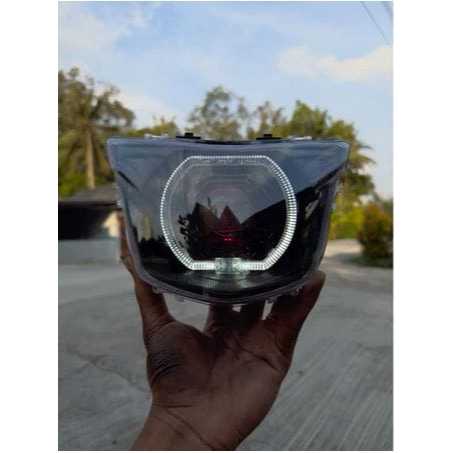 REFLEKTOR LAMPU DEPAN BILED MATRIX X1 JUPITER MX KING 4.5 INCI SUPER TERANG
