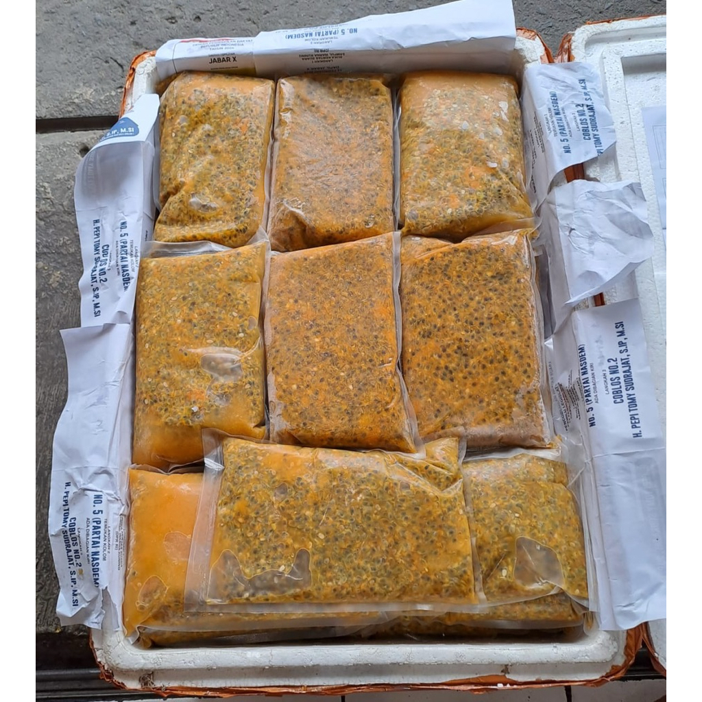 Markisa Frozen 1kg / Buah Markisa Segar