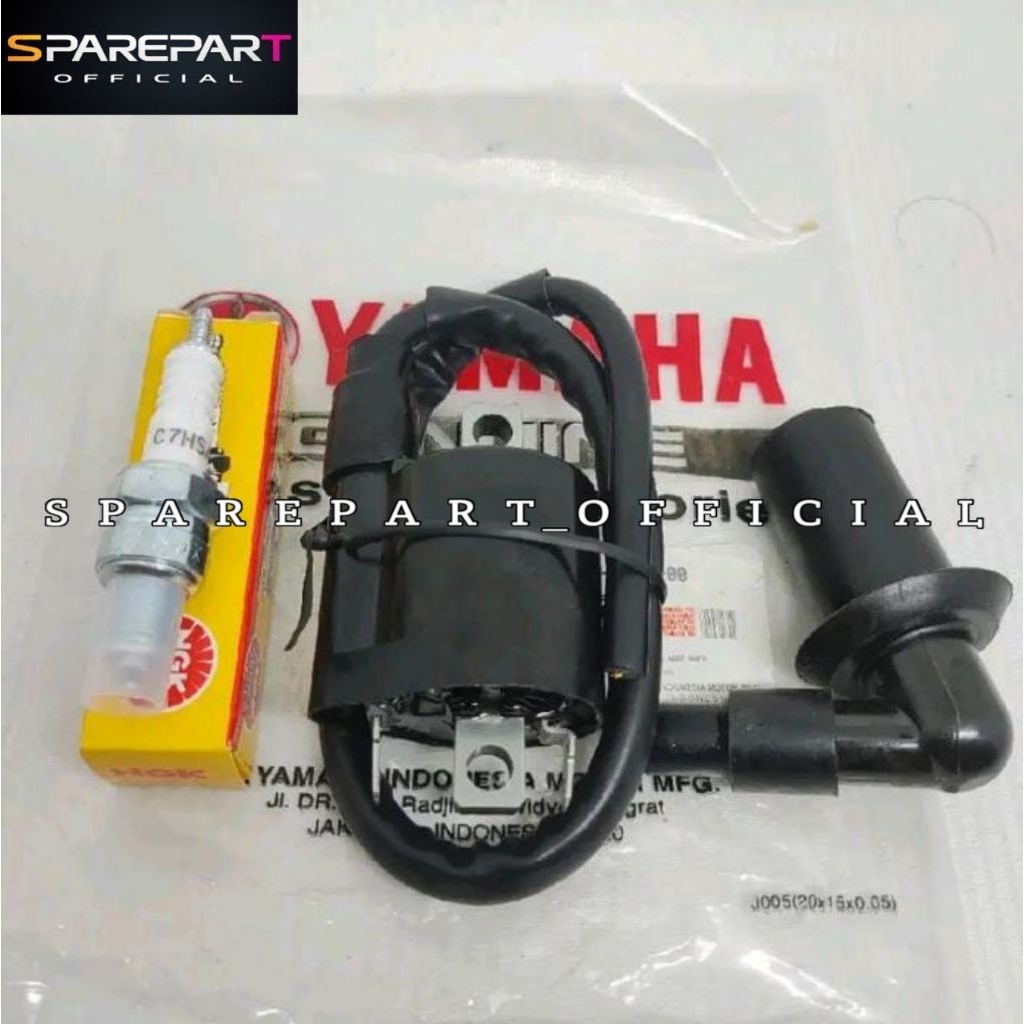 Koil+Busi+Tutup Busi (54P) Yamaha Motor Mio J 155,Mio Gt 155,Soul Gt 155,Xride 155 (3item)