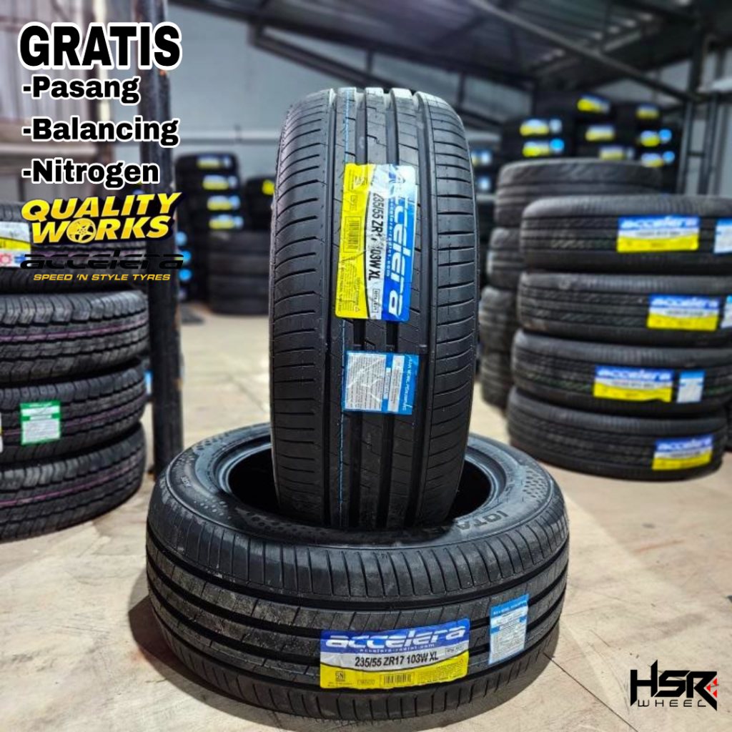 BAN MOBIL 235 55 R17 ACCELERA IOTA EVT - BAN MOBIL RING 17 UKURAN 235/55 R17 TUBLLES