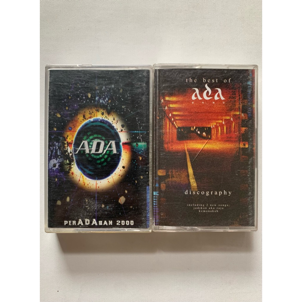 Kaset Pita ADA Band - Peradaban 2000 & Discography: The Best Of (1999 & 2003 BMG/EMI)