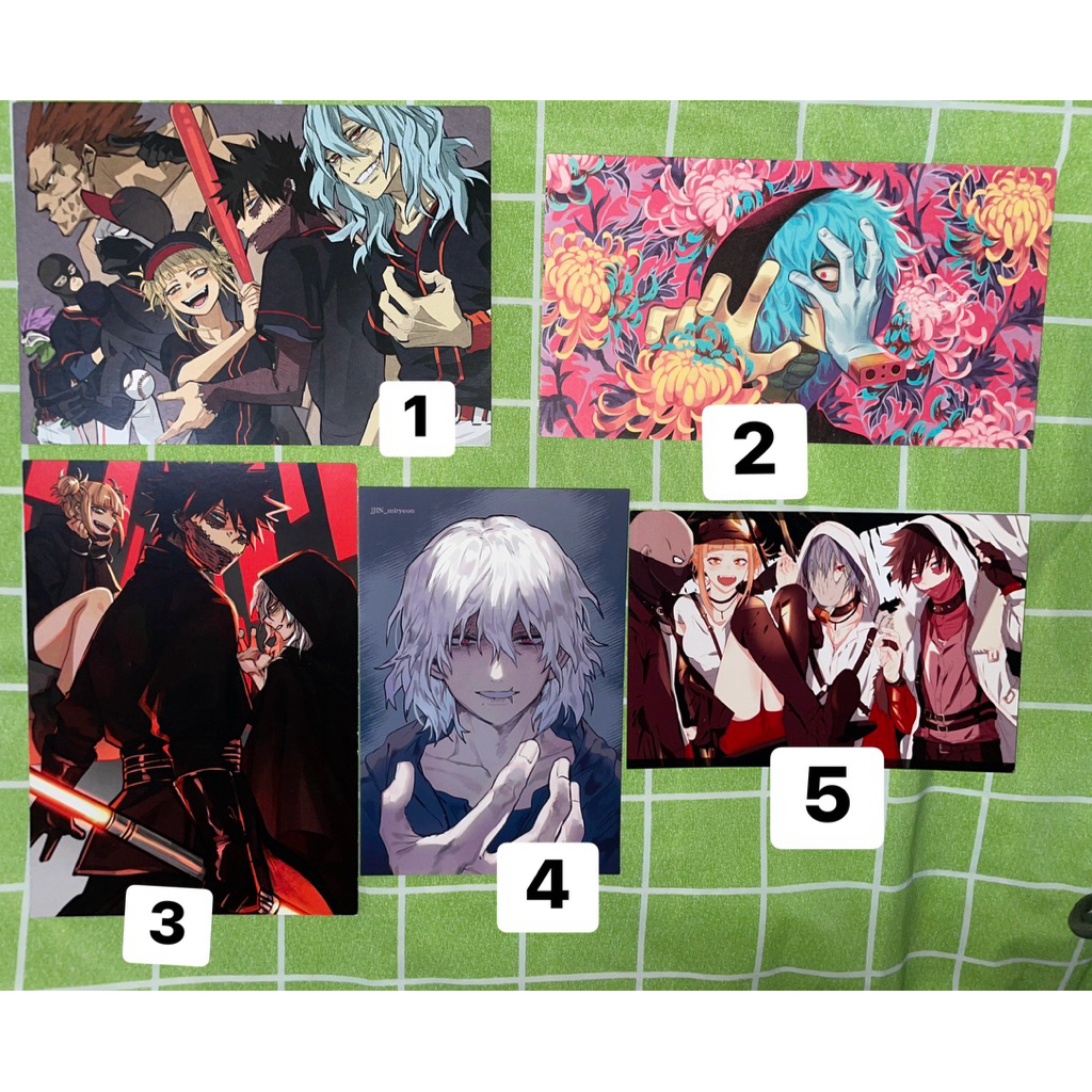 postcard shigaraki tomura my boku no hero academia mha bnha
