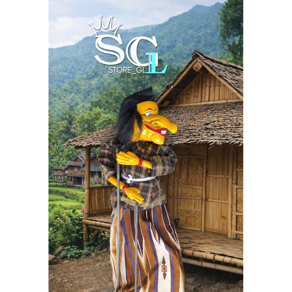 Wayang Golek Dewala/ Petruk Untuk Dalang Dan Pentas Ukuran +65Cm, Wayang Golek Dewala, Wayang Golek 