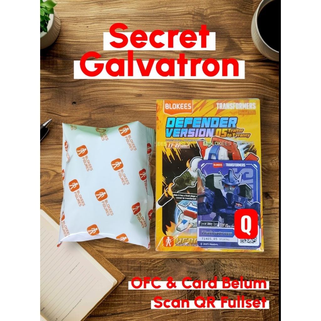 Blokees Tranformers GVD 05 Secret Galvatron OFC Fullset
