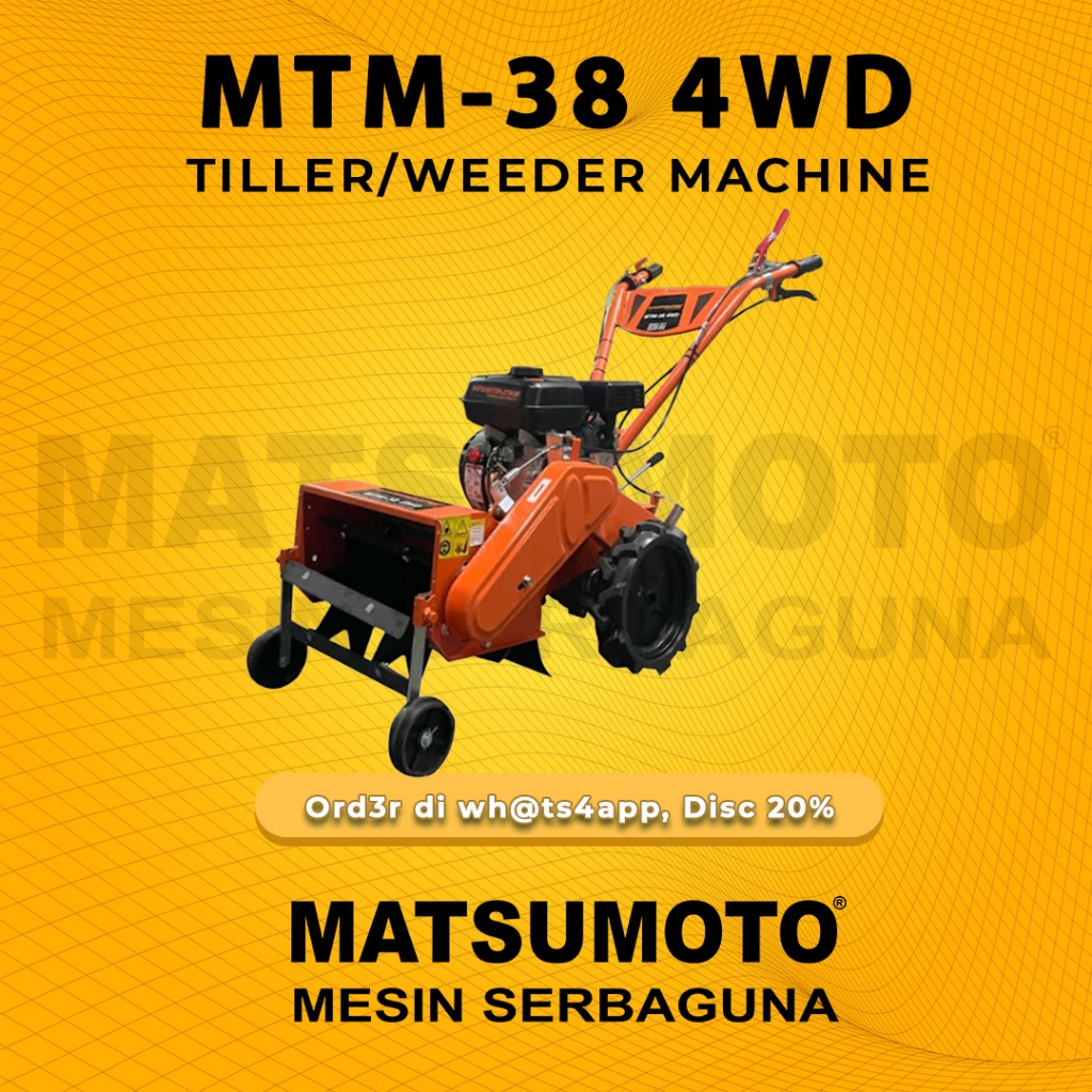 MATSUMOTO WEEDER MACHINE MTM-38 4WD